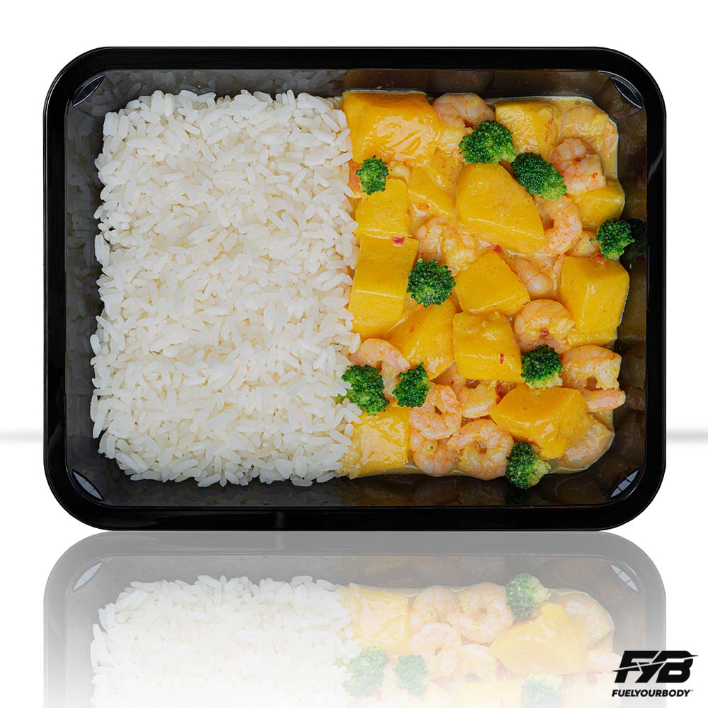 FYB - Kant en Klare Maaltijd - Halal - Rijst - Mango Curry Shrimp